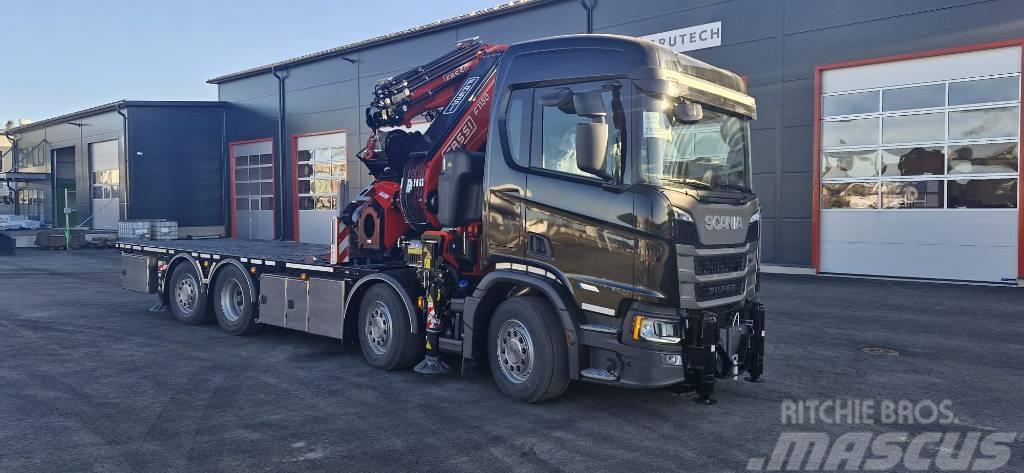 Scania R 560 Truck mounted cranes