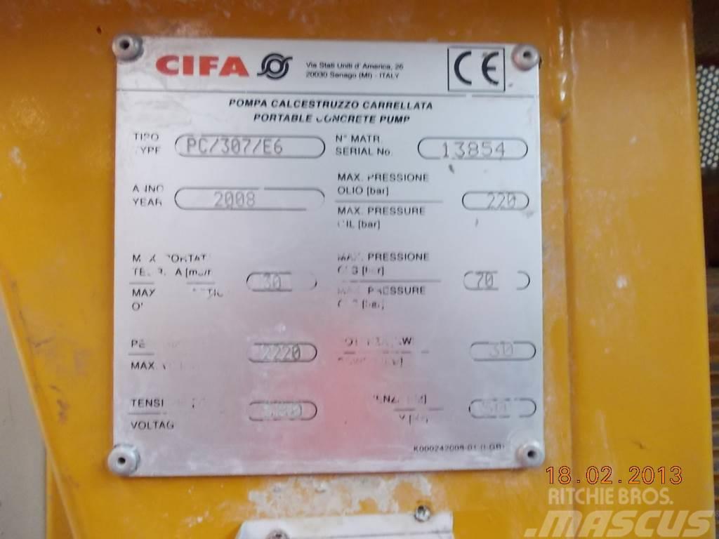 Cifa PC 307 E6 Concrete pumps