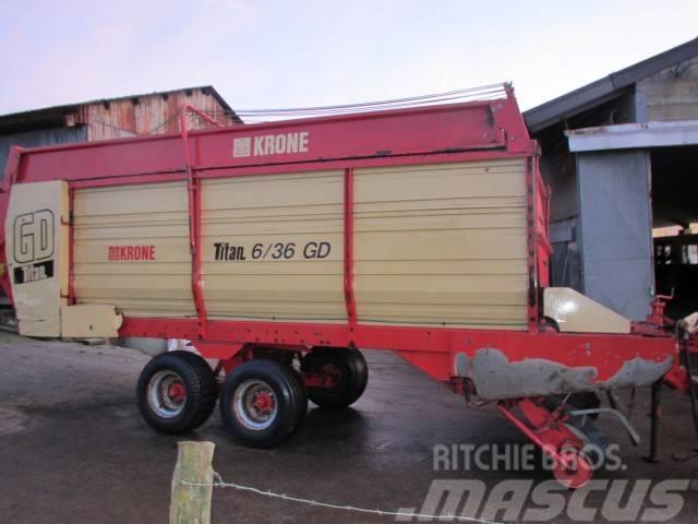 Krone Titan 6/36 GD Self-loading trailers