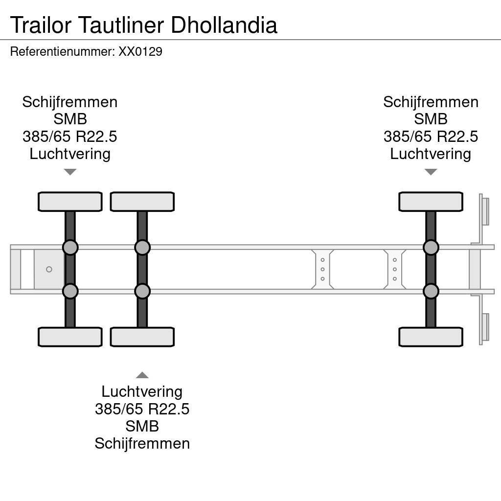 Trailor Tautliner Dhollandia Curtain sider semi-trailers