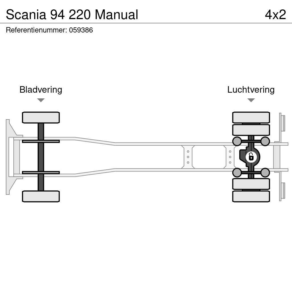 Scania 94 220 Manual Curtain sider trucks