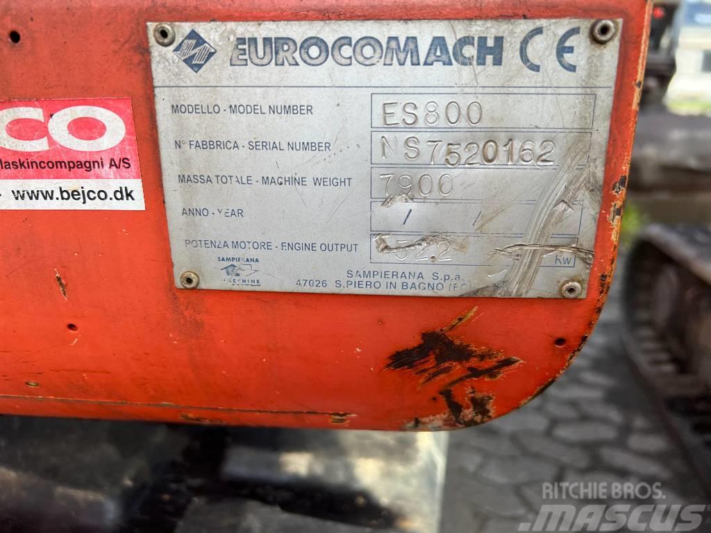 Eurocomach es800 Mini excavators  7t - 12t