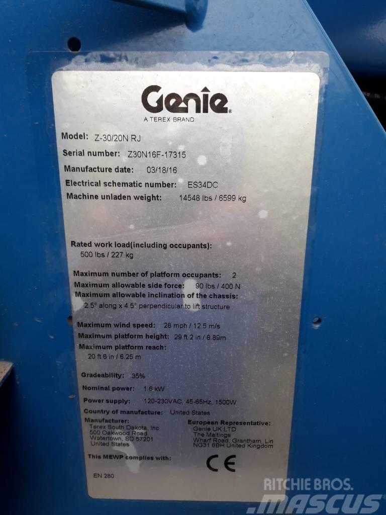 Genie Z 30/20 N RJ Articulated boom lifts