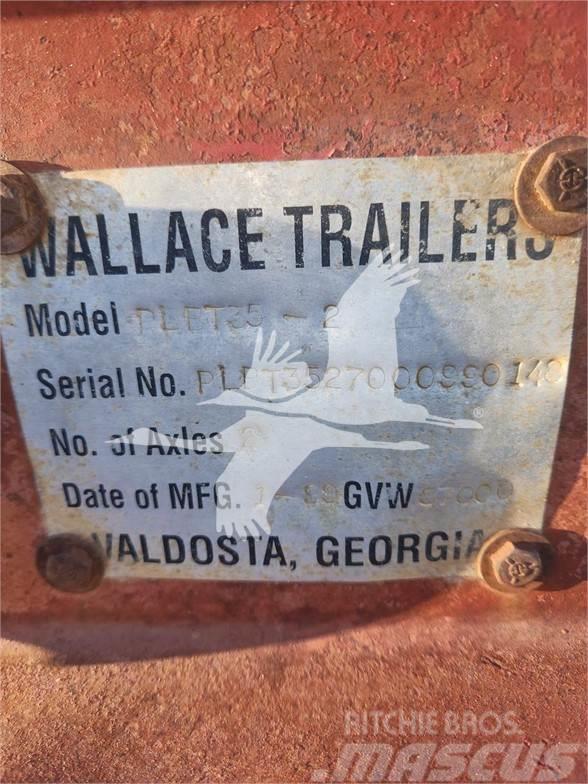 WALLACE PLPT35-2 Low loader-semi-trailers