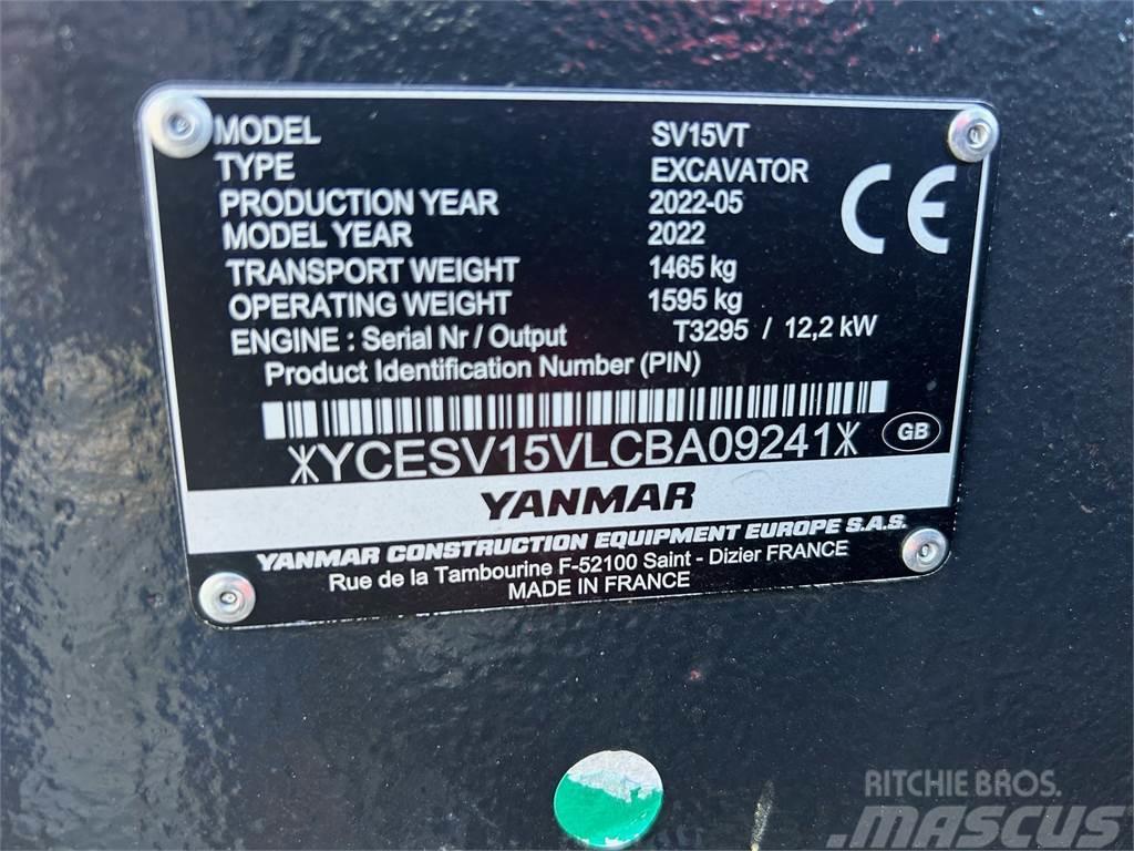 Yanmar SV15VT Mini excavators  7t - 12t