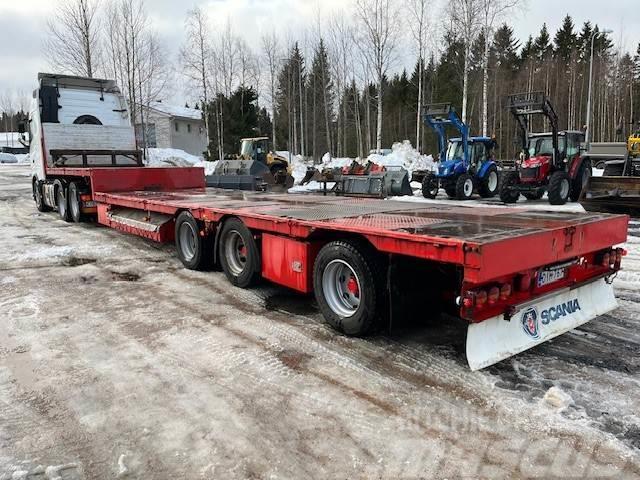 HRD pokkakärry Low loader-semi-trailers