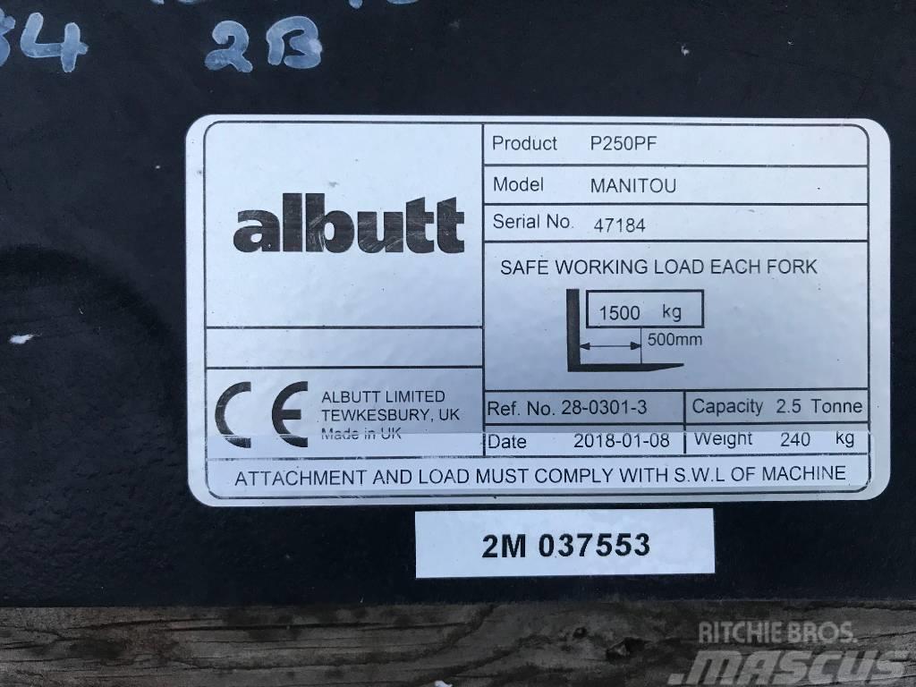  Albutt P250PF Front loader accessories