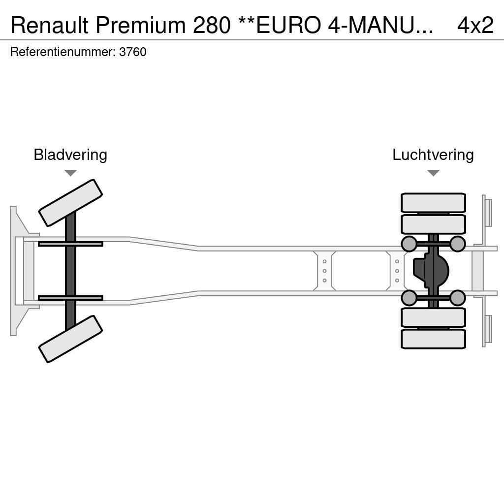 Renault Premium 280 **EURO 4-MANUAL GEARBOX** Flatbed / Dropside trucks