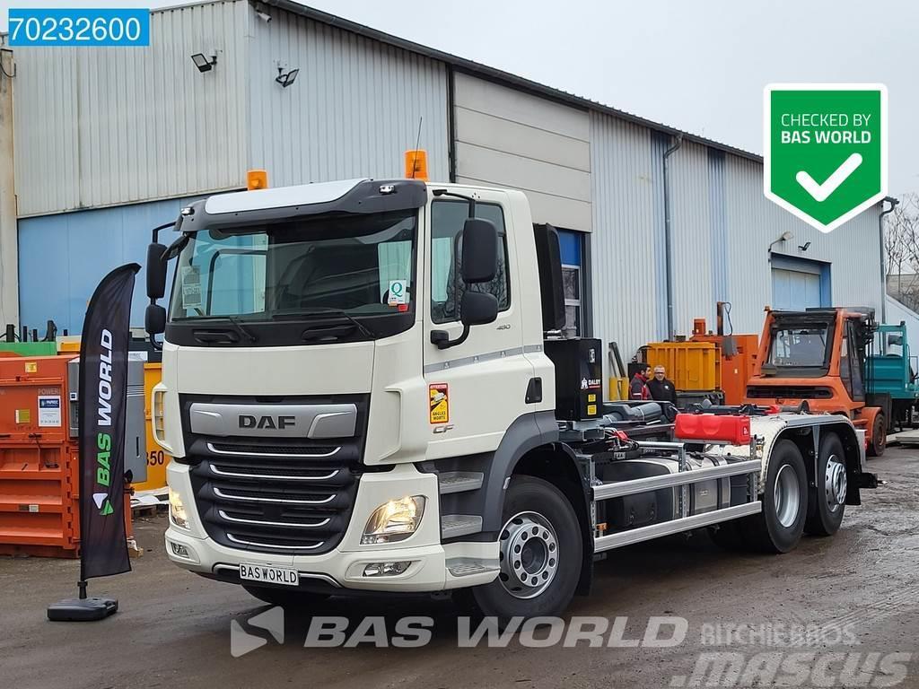 DAF CF 480 6X2 14 Tonnes Lift-Lenkachse ACC Euro 6 Hook lift trucks