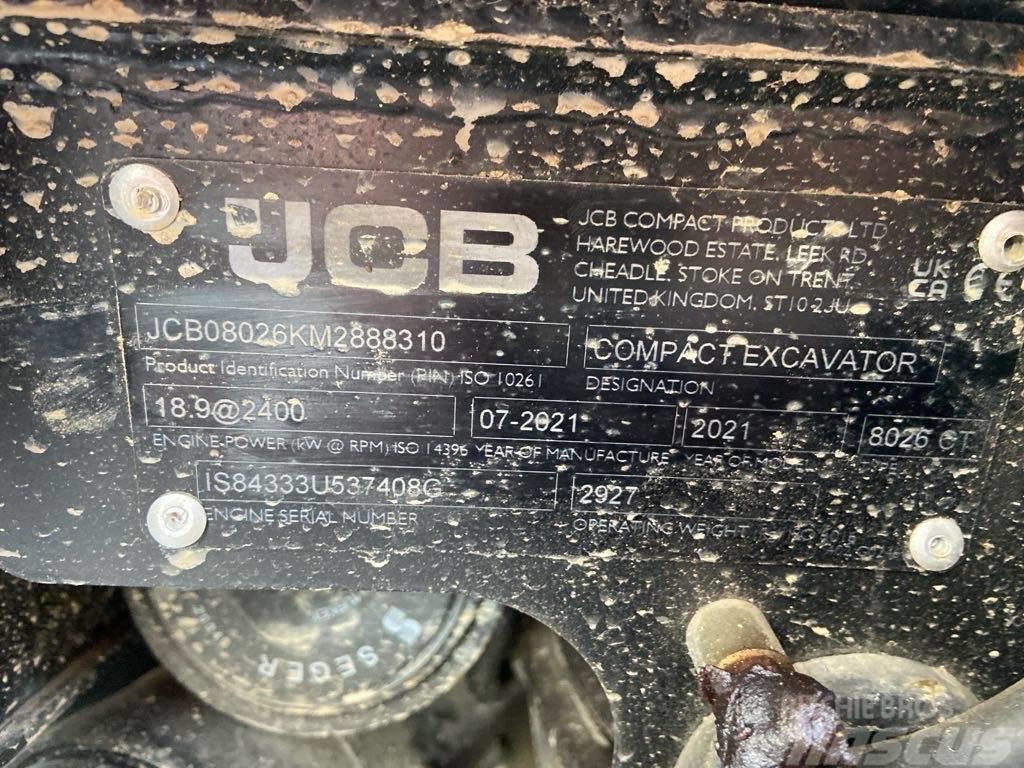 JCB 8026CTS Crawler excavators