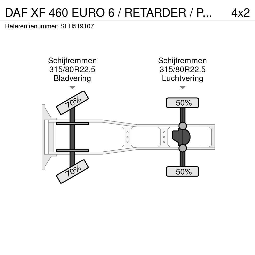 DAF XF 460 EURO 6 / RETARDER / PTO / AIRCO Prime Movers
