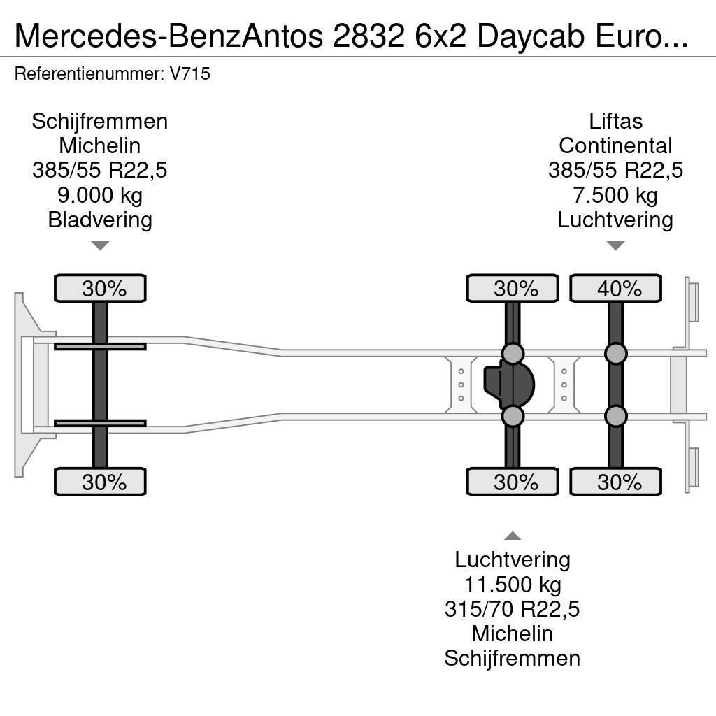 Mercedes-Benz Antos 2832 6x2 Daycab Euro6 - Gesloten Bak 8.40M. Box trucks