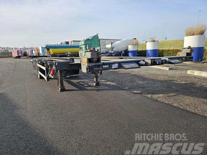 Groenewegen 30 CC -14-27 | container chassis 40, 2 x 20 ft 20 Container semi-trailers
