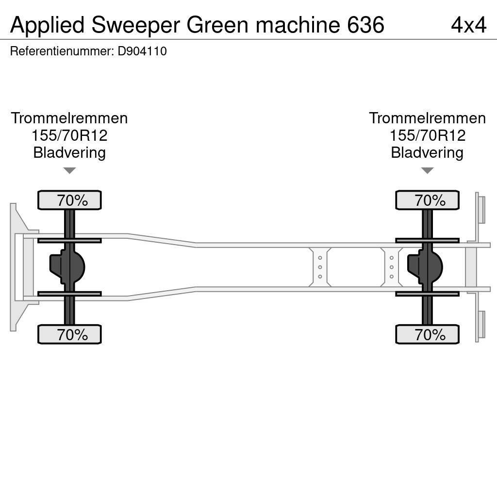 Applied sweeper Green machine 636 Commercial vehicle