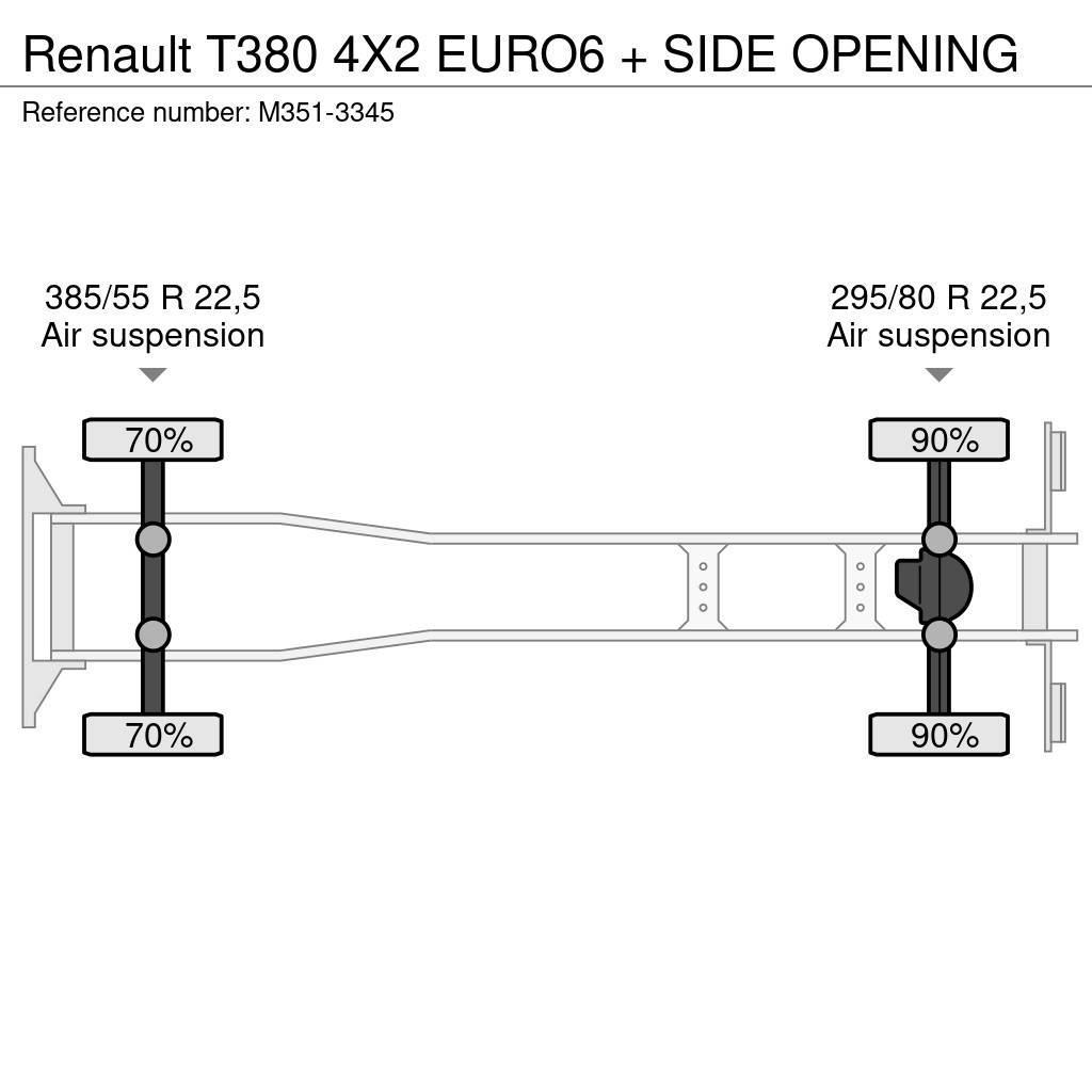 Renault T380 4X2 EURO6 + SIDE OPENING Box trucks