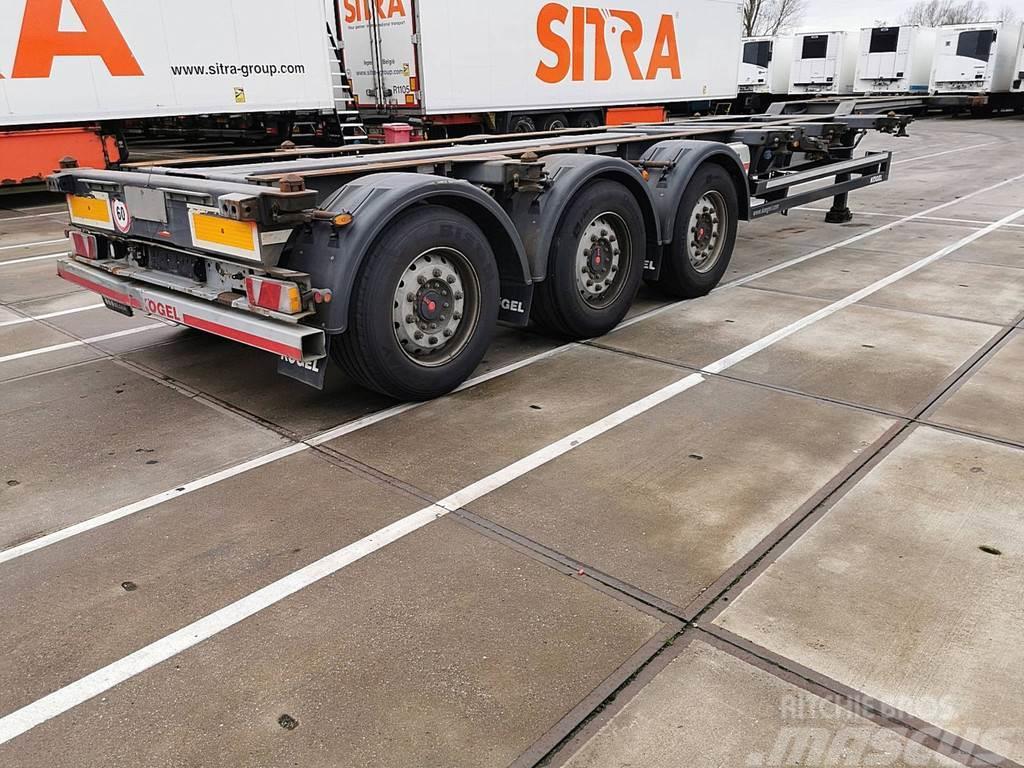 Kögel S24-2 MULTI saf axles lift axle Container semi-trailers