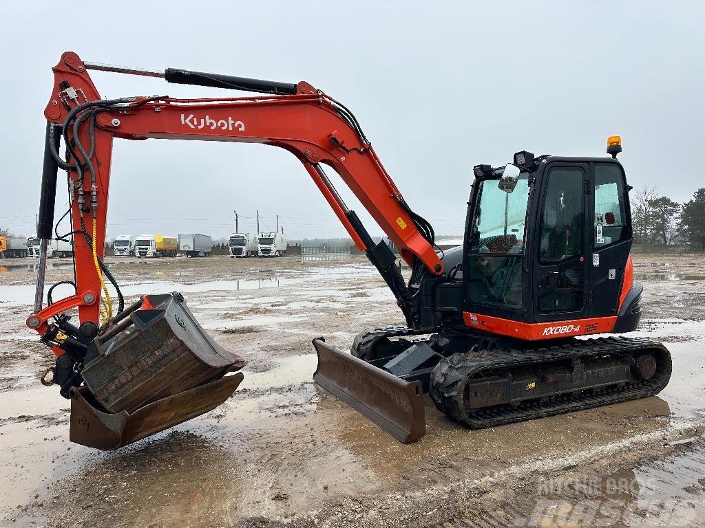 Kubota KX 080-4 ENGCON Mini excavators  7t - 12t