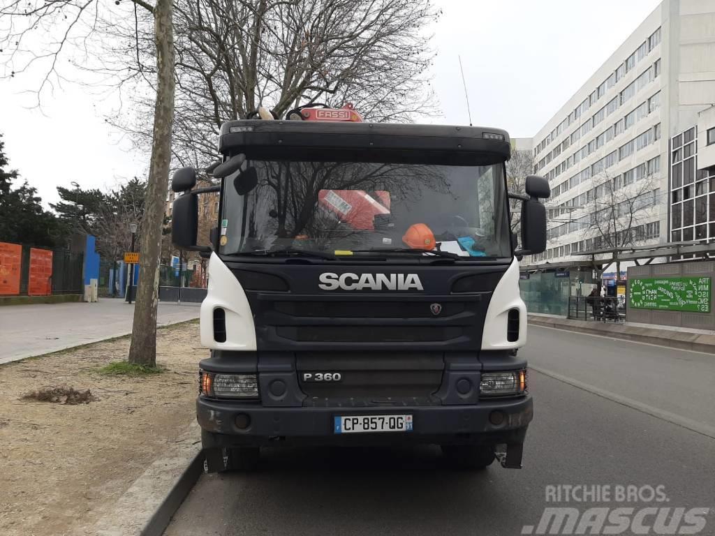 Camion porteur Scania P360 35TM Euro 5 Truck mounted cranes