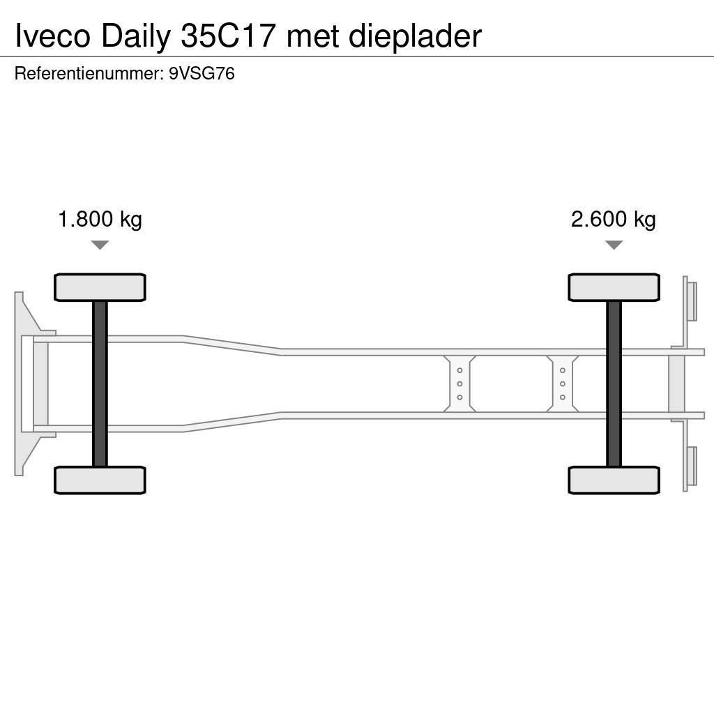 Iveco Daily 35C17 met dieplader Transport vehicles