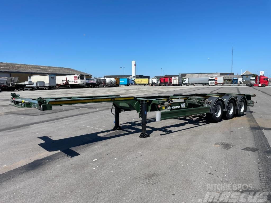 Kässbohrer Multi 3 axle High Cub Container Chassis 20/30/40" Container semi-trailers