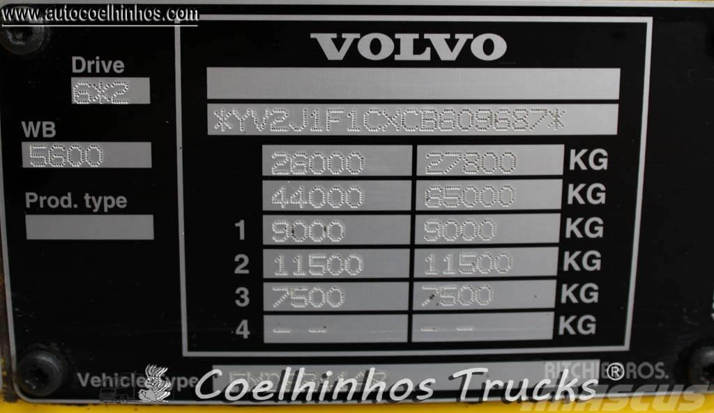Volvo FM 410 + PK 18002 EH-B Beavertail Flatbed / winch trucks