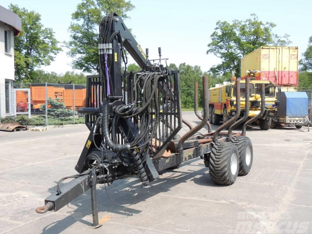  Performa W2/8/B , Wózek przyczepa do traktora z HD Timber trailers