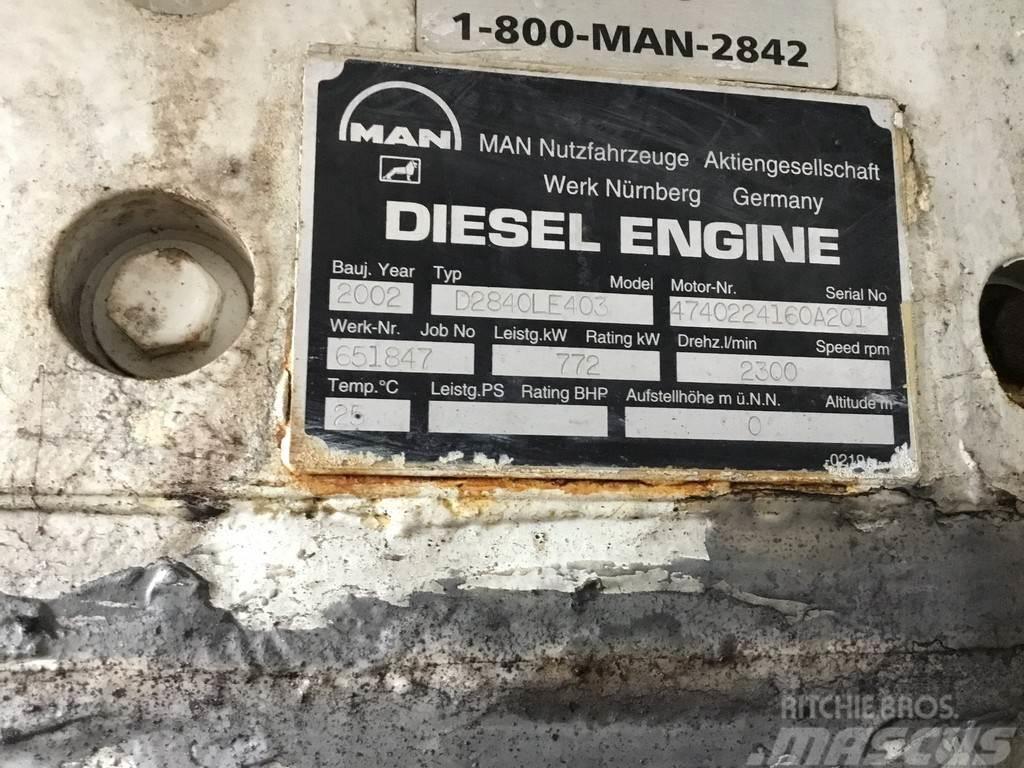MAN D2840 LE403 FOR PARTS Engines
