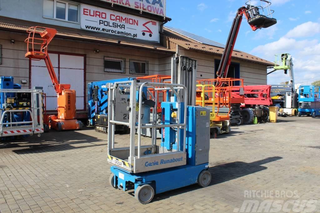 Genie GR 20 - 8 m electric vertical mast work lift / JLG Used Personnel lifts and access elevators
