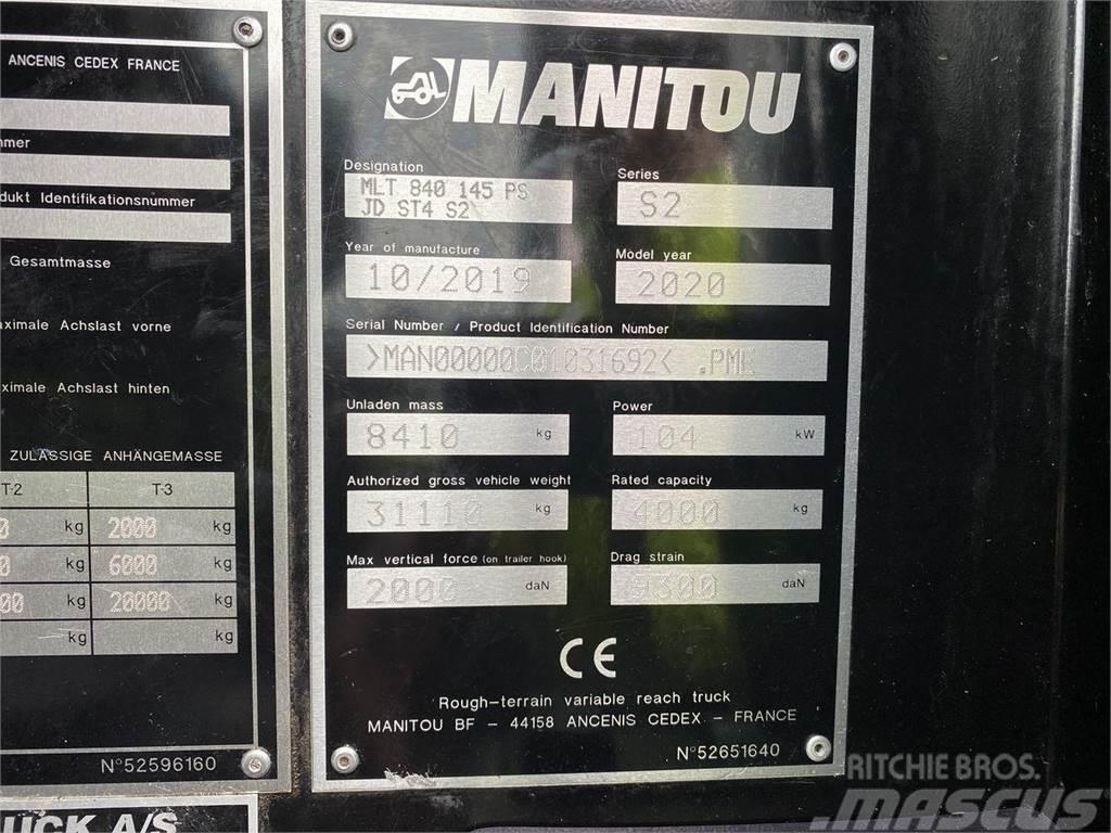 Manitou MLT840-145PS ELITE Telehandlers