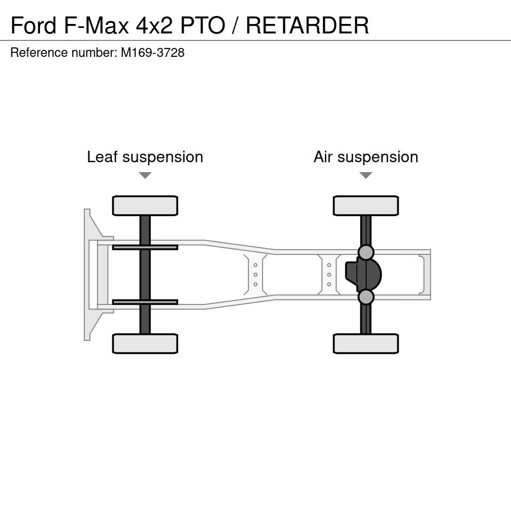 Ford F-Max 4x2 PTO / RETARDER Prime Movers