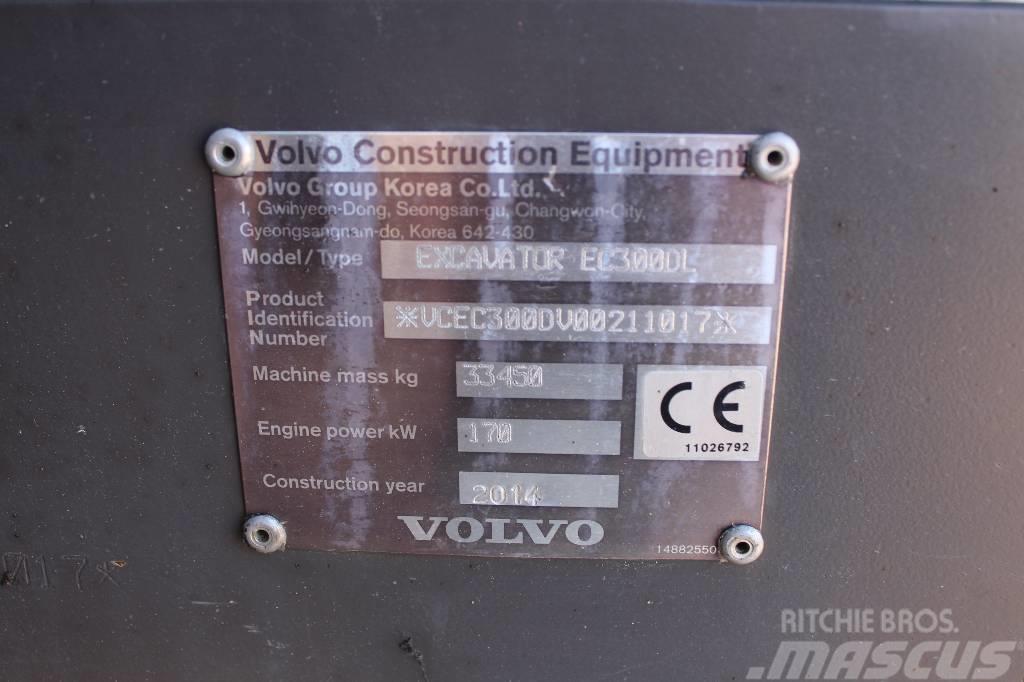 Volvo EC 300 D L / Pyörittäjä, Leica 3D, Kuokkakauha, YM Crawler excavators