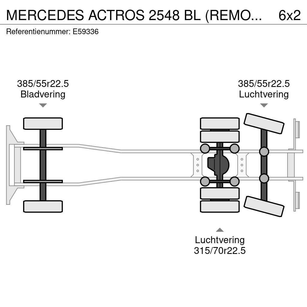 Mercedes-Benz ACTROS 2548 BL (REMORQUE:+6.000€) Curtain sider trucks