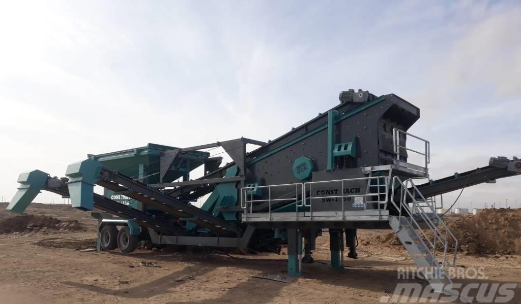 Constmach 60-200 TPH Mobile Screening Washing Plant Mobile screeners