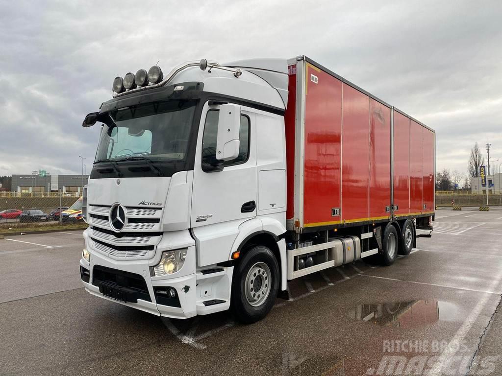 Mercedes-Benz Actros 2542 6x2*4 + SIDE OPENING 2X Box trucks