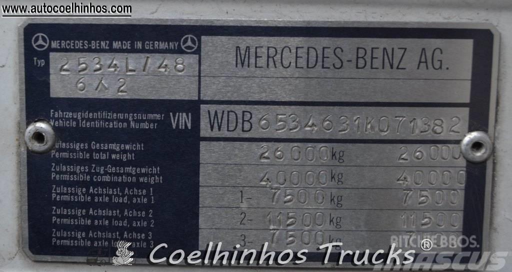Mercedes-Benz 2534 SK Curtain sider trucks