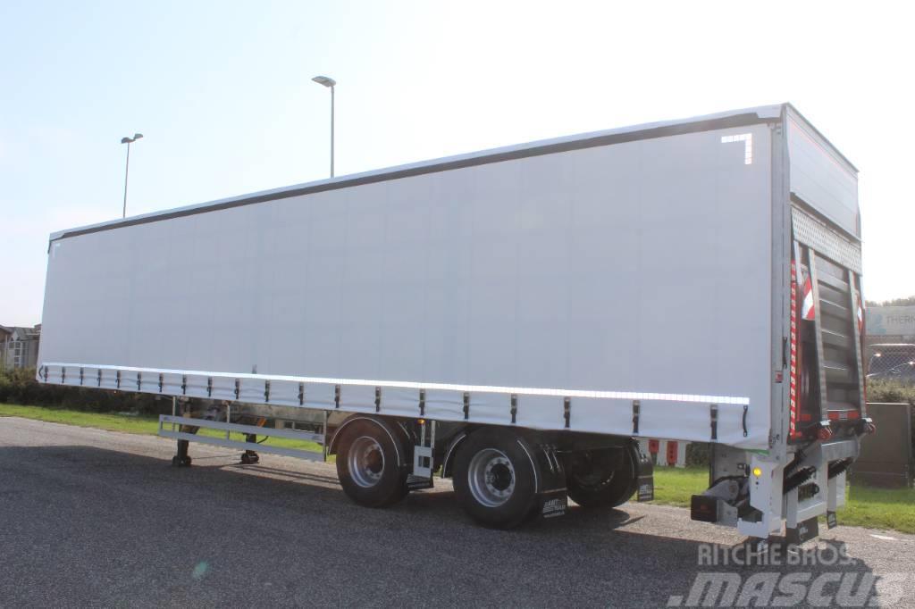 AMT 2 akslet city trailer med lift og TRIDEC- CI200 Curtain sider semi-trailers