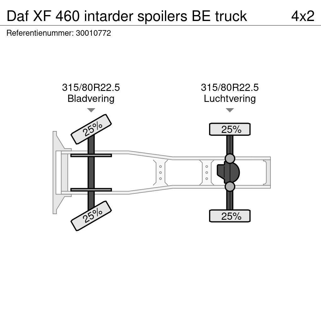 DAF XF 460 intarder spoilers BE truck Prime Movers