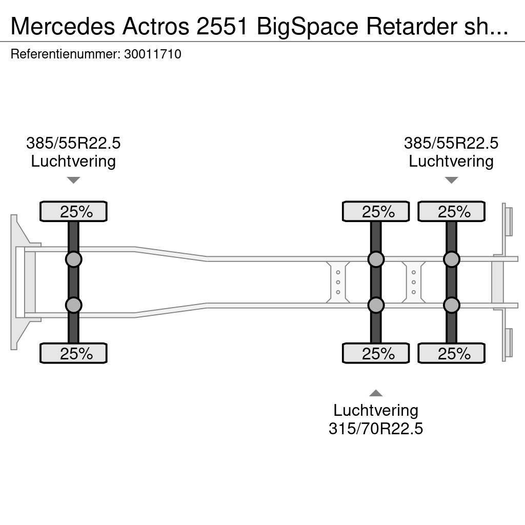 Mercedes-Benz Actros 2551 BigSpace Retarder showtruck Container trucks