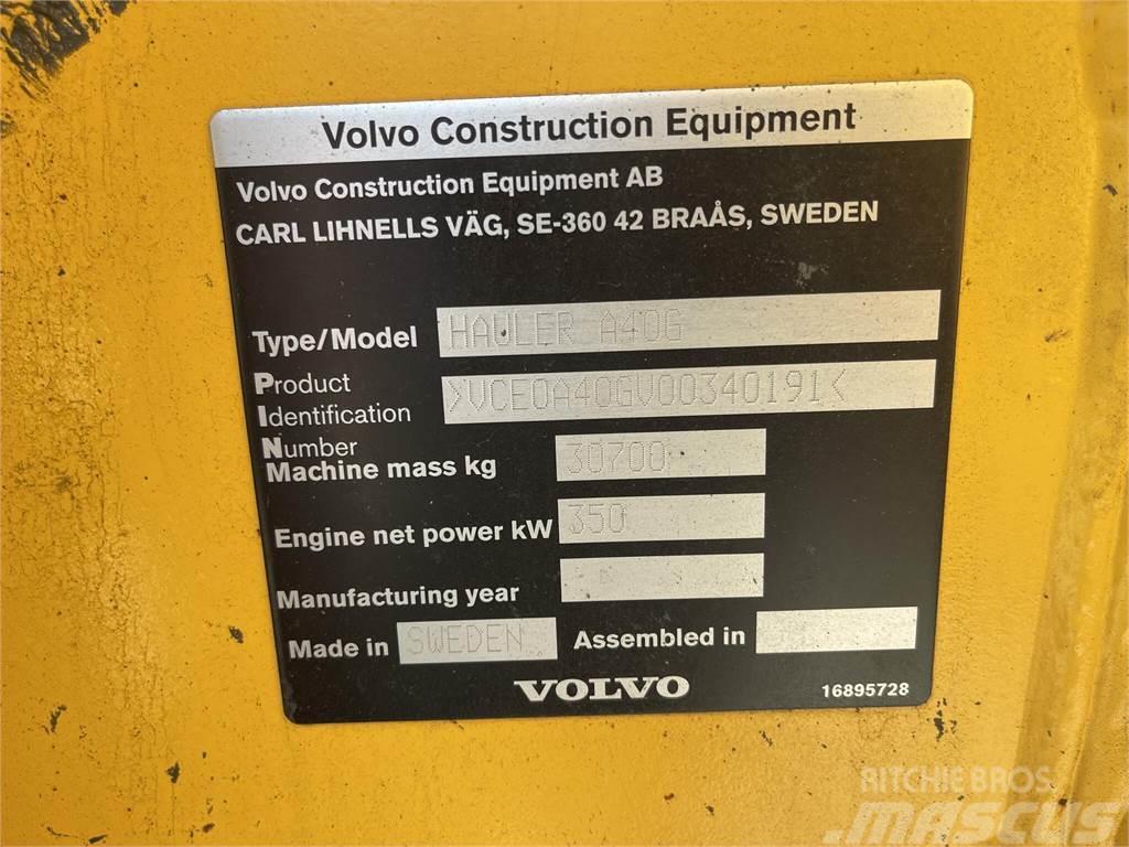 Volvo A40G Water bowser