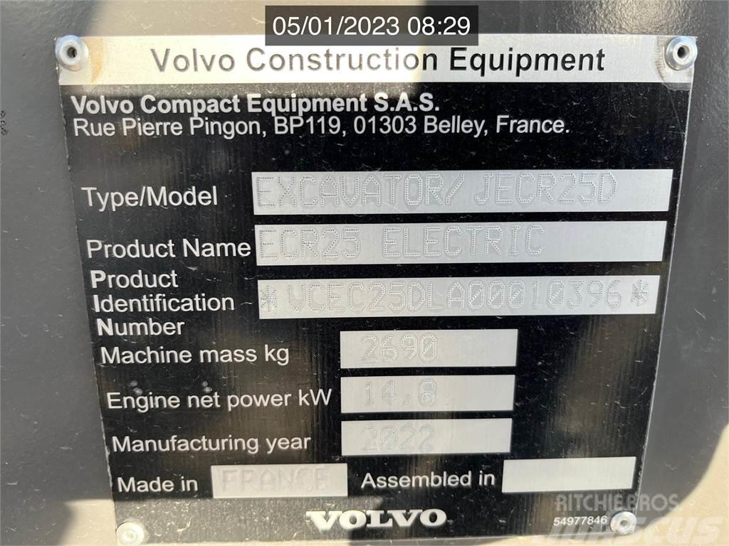 Volvo ECR25 ELECTRIC Mini excavators < 7t (Mini diggers)