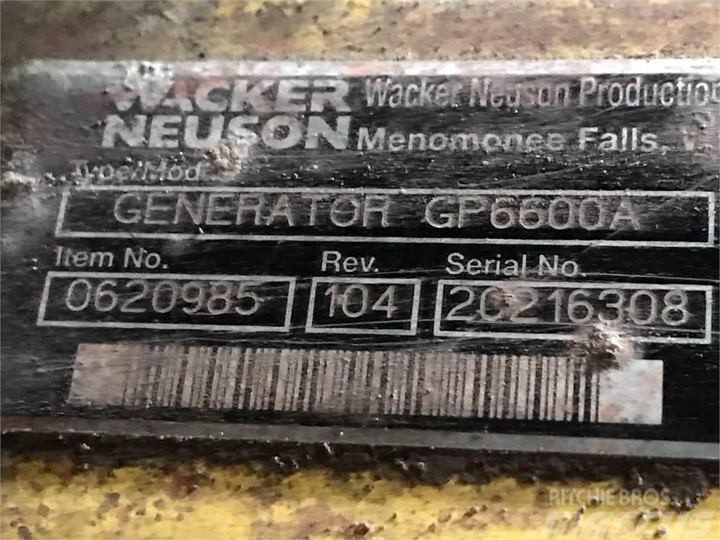 Wacker Neuson GP6600A Other Generators
