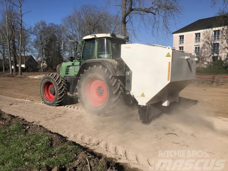  amag Bindemittelstreuer 5 m³ Heckanbau Traktor Asphalt recycling