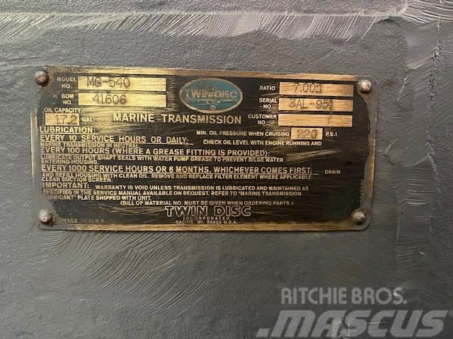  Twin Disc MG540 Marine transmissions