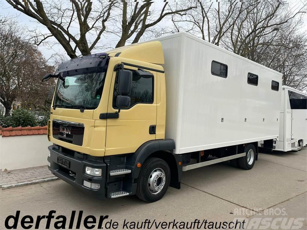 MAN 15250 6 Pferde neuer Aufbau, Automatik Livestock trucks