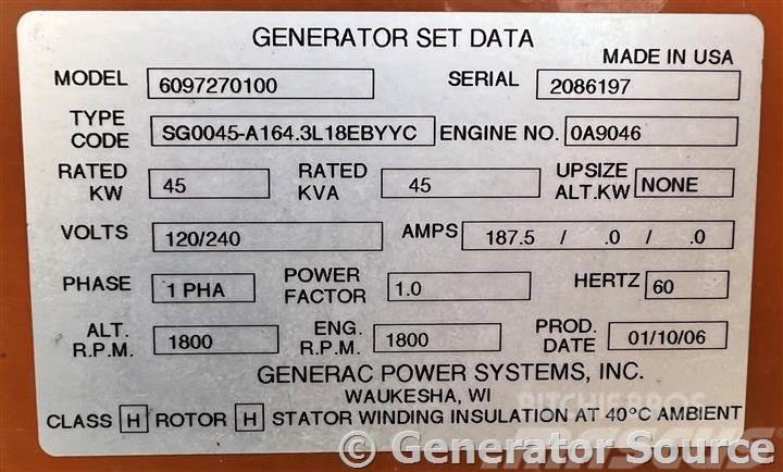 Generac 45 kW - JUST ARRIVED Other Generators