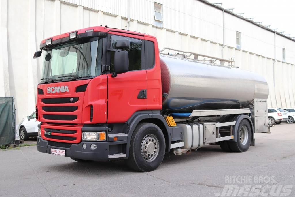 Scania G480 E6 Milch Isoliert 11.000L 3 Kammern Pumpe Tanker trucks