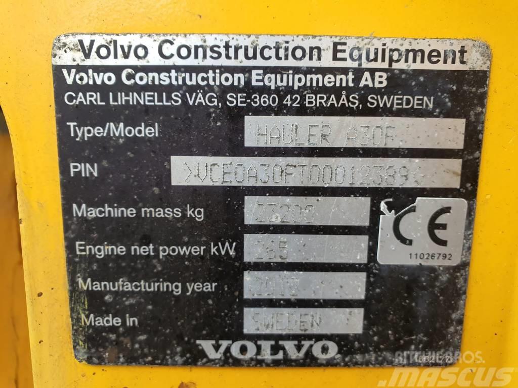 Volvo A 30 F Articulated Haulers