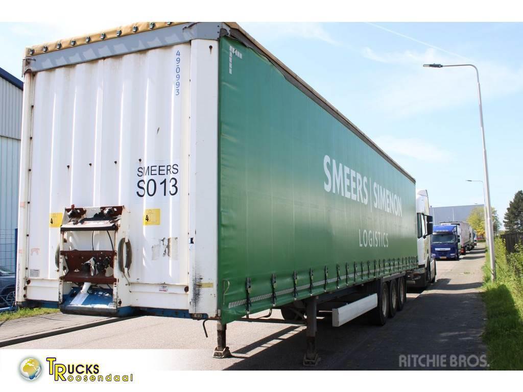 Krone 3x BPW + slide open roof + 4x in stock + 268 HEIGH Curtain sider semi-trailers