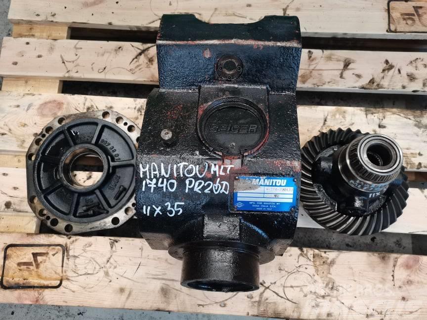 Manitou MT 1740 {Spicer 11X35} differential Axles