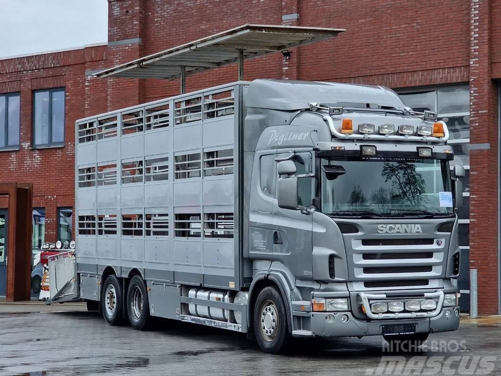Scania R380 Highline 6x2*4 - Berdex 3 deck livestock - Lo Livestock trucks